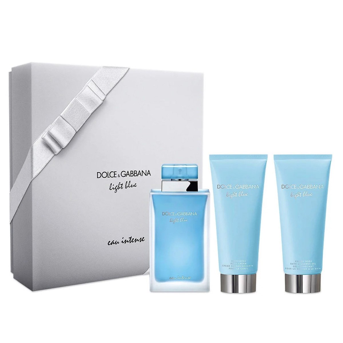 Gift Set Dolce & Gabbana Light Blue Eau Intense EDP 3pcs 100ml +2sg